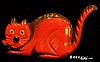 Orange Cat Pin