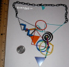 Eve Kaplin / Mary Shields Kinetic Necklace 1980s SOLD