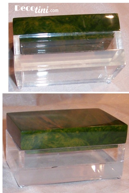 Acrylic box with Bakelite Lid
