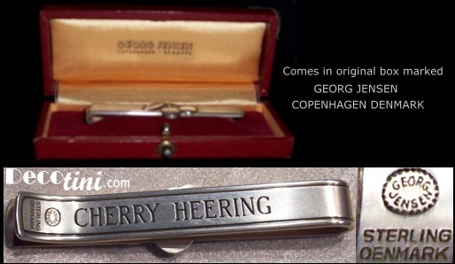 Cherry Heering Tie Clip w/box