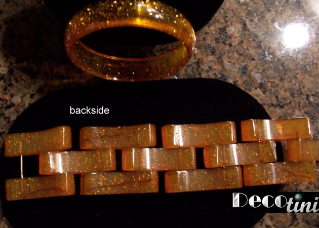 Stardust Bakelite Machine Age Bracelet