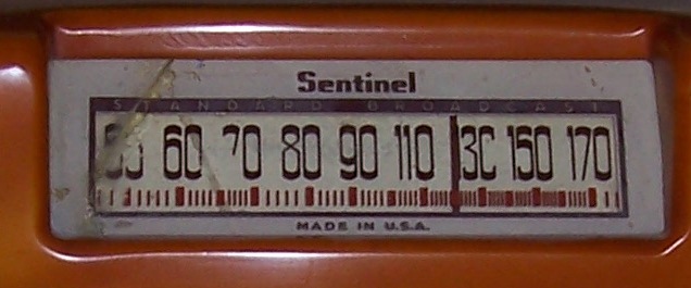 Sentinel 284 Catalin Bakelite Radio