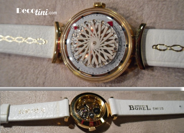 SOLD New Old Stock Ladies WHITE Borel Cocktail Watch