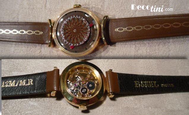 SOLD New Old Stock Ladies BROWN Borel Cocktail Watch