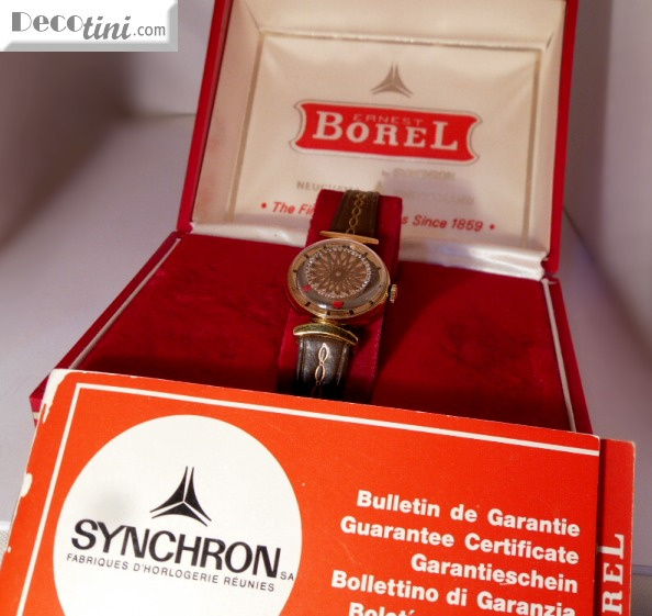 Borel Cocktail Watch Ladie's Taupe/Brown in Box