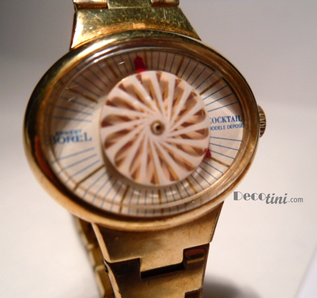 Borel Cocktail Watch Unusual Oval Shape