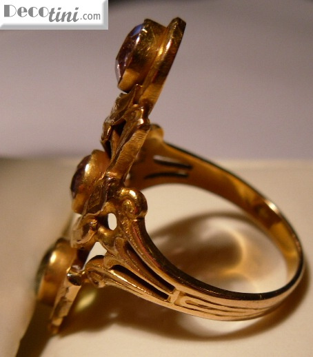 KALO 14K Gold Large Mother's Ring