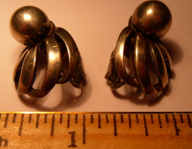 Kalo Sterling Modernist Earrings SOLD