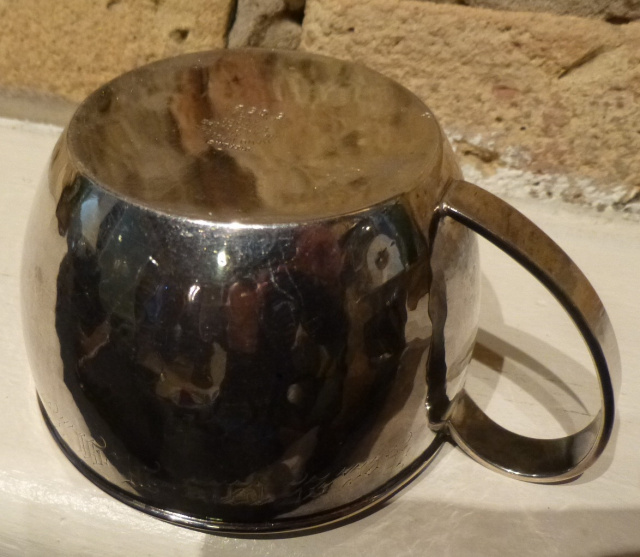 KALO Sterling Child's Cup (with engraved message)
