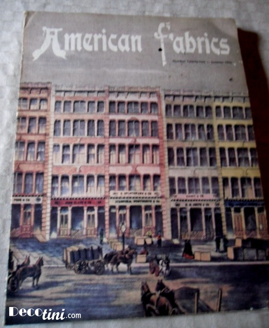 SOLD American Fabrics Magazine Issue #22 Summer 1952