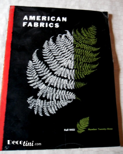 American Fabrics Magazine Issue #23 Fall 1952
