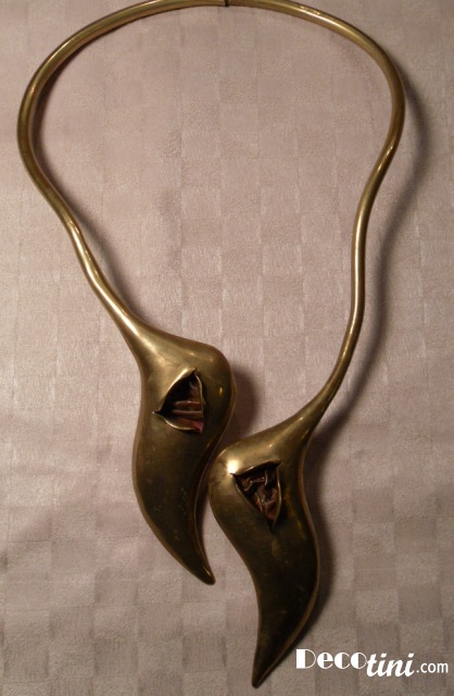 Fantastic Mid-Century Brass Neckring