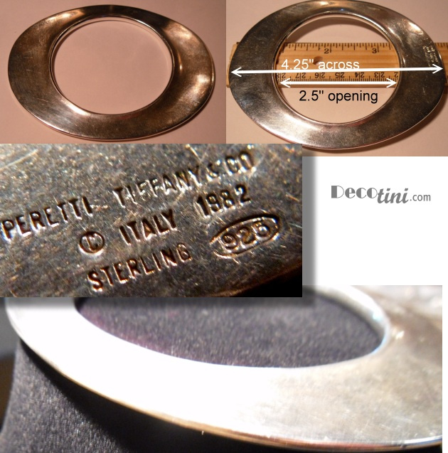 SOLD Elsa Peretti for Tiffany & Co Flying Saucer Bangle.