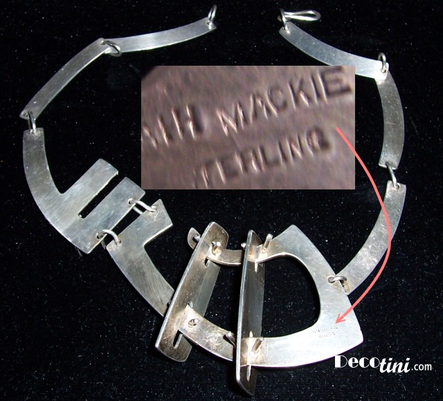 A+H Mackie Sterling Necklace SOLD