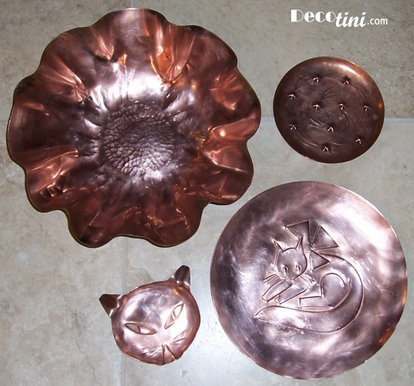 Rebajes Copper Stars Plate  6" SOLD