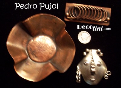 Pedro Pujol Coiled Copper Pin