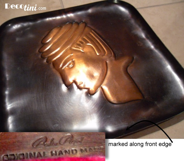 Pedro Pujol Large Copper Charger Plate