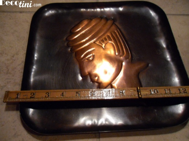 Pedro Pujol Large Copper Charger Plate