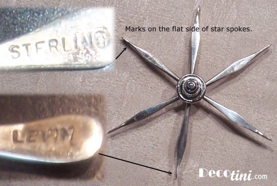 Ed Levin Star Pin with Pearl SOLD