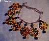 Multi Color Random Dot Bakelite Necklace