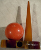 SOLD Trylon & Perisphere End of Day Bakelite Sharpener