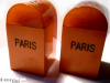 SOLD Bakelite PARIS Salt & Pepper Shakers