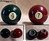 SOLD Billiard Ball Bakelite Salt & Pepper