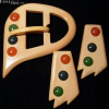 3 Dot Bakelite Clips + Buckle