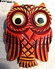 Over-dyed Bakelite Owl w/Google Eyes