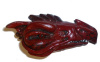 Seigenthaler Unusual Sculpture Brooch Fierce Red Dragon signed 1997