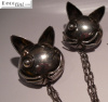 Hector Aguilar Winking Cats Sweater Pins