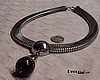 Jakob Bengel Style Bakelite & Chrome Necklace