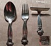 Georg Jensen Acorn Child's Sterling Flatware Set