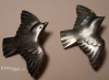 SOLD Pair of Tiny Georg Jensen Bird Pins 316B