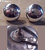 Antonio Pineda Silver Ball Earrings