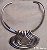 Modernist Sterling Collar