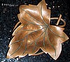 Hector Aguilar Copper Leaf Dish