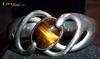 Sigi Pineda Tiger Eye & Sterling Bracelet Taxco