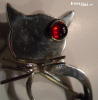 SOLD Idella La Vista Sterling Cat Brooch