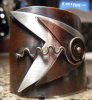 Rebajes Copper Silver Abstract Fish Cuff Bracelet