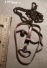 Rebajes Cubist Face Necklace